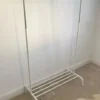 ORIGINAL     Swedish Style Clothes Rack with Caster Wheels   White