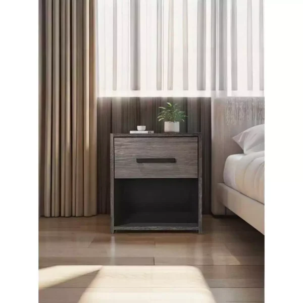 1 Drawer Small Side Table Nightstand Bedside Table