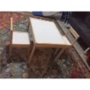 Kids  Children s Study   Play Table Set  Table with 2 Chairs White Pine