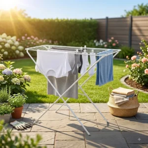 Drying rack  in outdoor  white