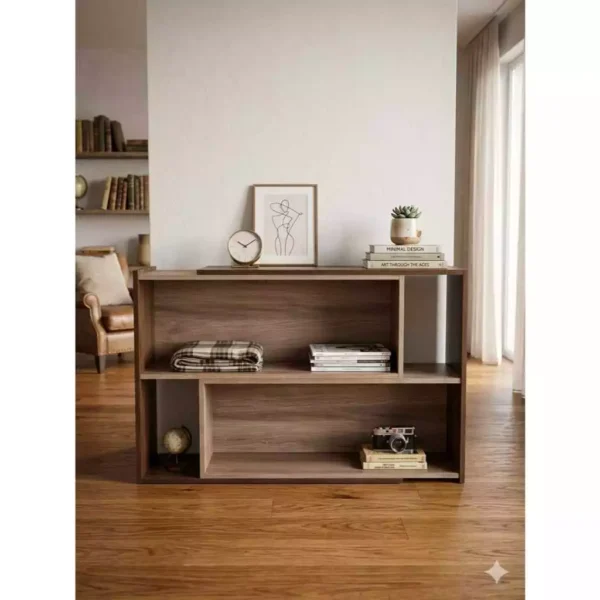 2 Tier Multipurpose Turnable Side Board Cabinet