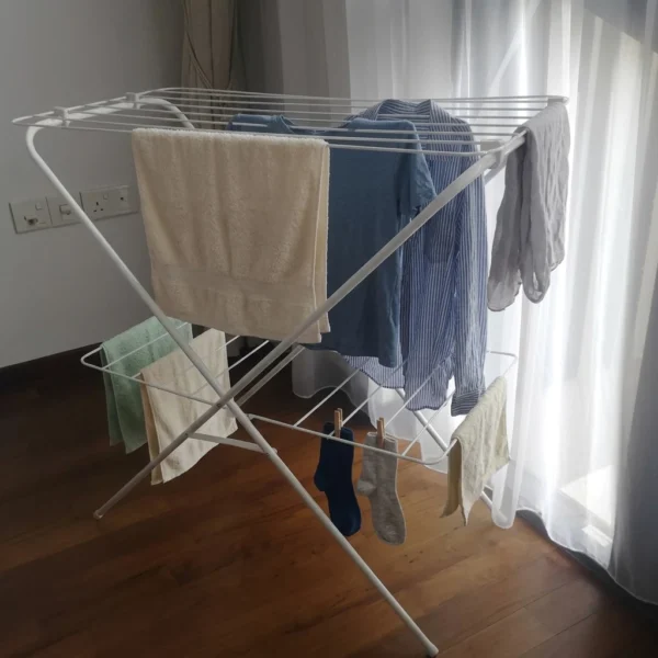 Drying rack  in outdoor  white