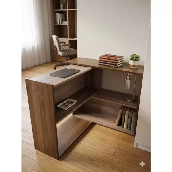 2 Tier Multipurpose Turnable Side Board Cabinet